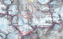 Wiesbadenerhütte Piz Buin ski tour topo