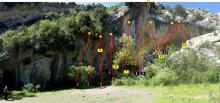 rodellar climbing topos cafe solo