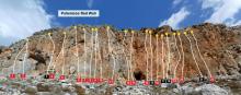 Kalymnos Palionisos Red Wall climbing topo