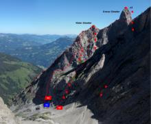 Engelhörner Simelstock, topo