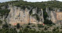 Climbing topo Lecorci, Ulassai