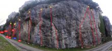 Climbing topo, Gola di san giorgio