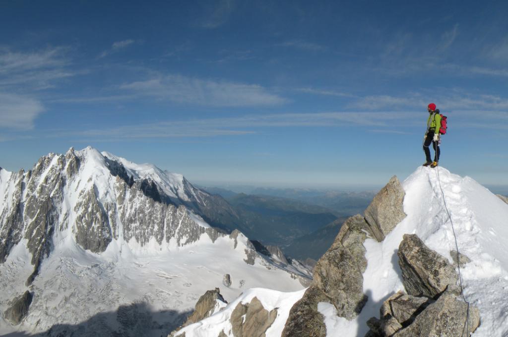 Summit of Aiguille du Chardonnet